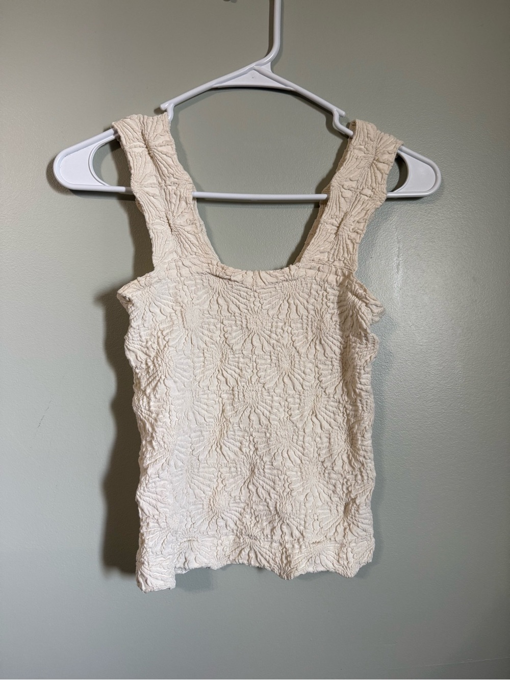 Altar'd State Intimates Cream Blaire Seamless Floral Cami S/M